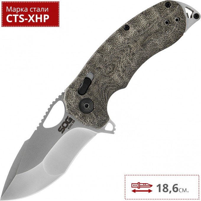 Нож SOG KIKU XR SATIN 12-27-01-57 SG_12-27-01-57